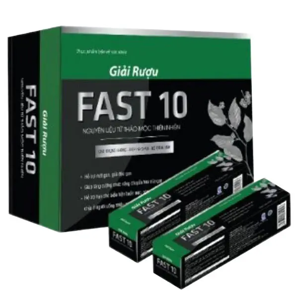 Giải rượu Fast 10 24 gói (Hộp)