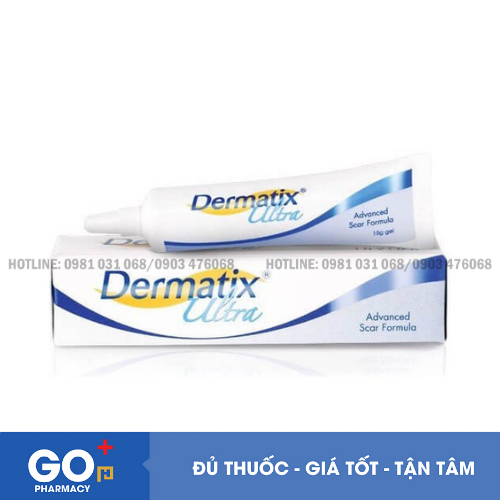 Gel Dermatix hỗ trợ giảm sẹo lồi 7g (Tuýp)