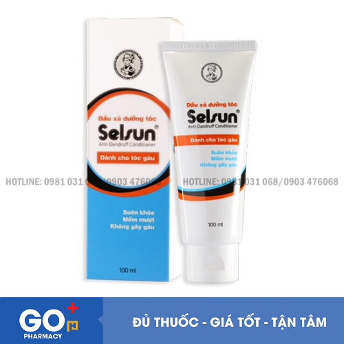 Dầu xả dưỡng tóc Selsun dành cho da gàu (100ml)