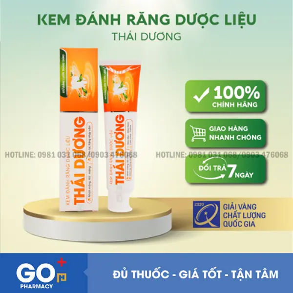 Kem đánh răng Dược Liệu Thái Dương (150g)