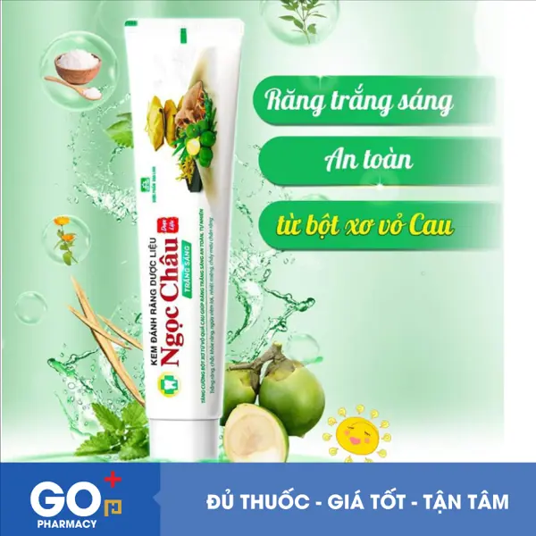 Kem đánh răng dược liệu Ngọc Châu 170g (Tuýp)