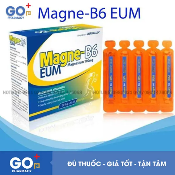 Magne B6 Eum – Thuốc bổ tăng cường sức khỏe (hộp)