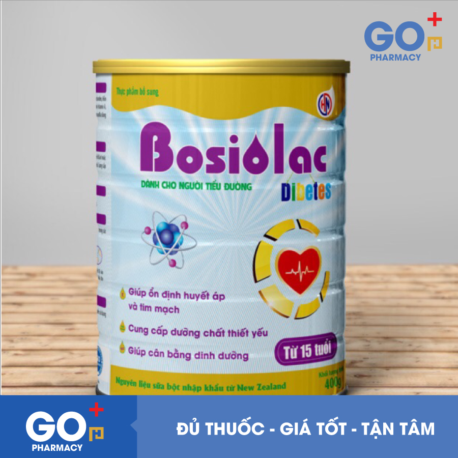 Sữa Bosiolac Diabetes Tiểu đường 900 gram