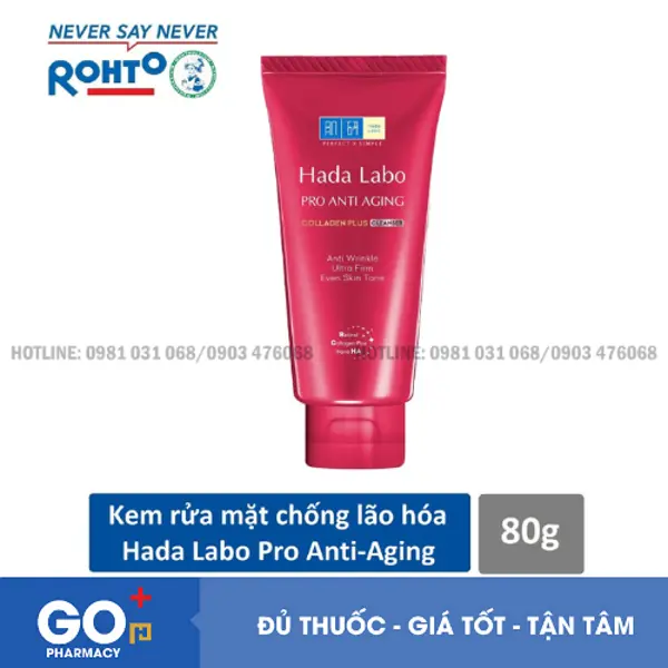 Kem rửa mặt Hada labo 80g